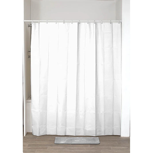 Cortina de Ducha Lisa 100% PEVA 180x200cm