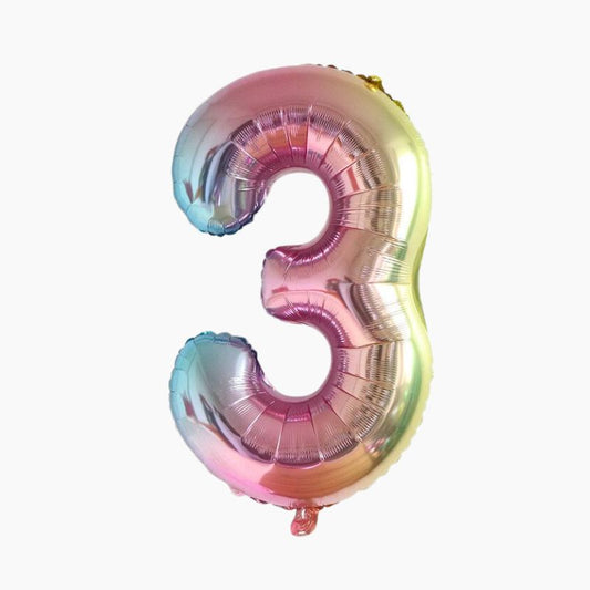 Globo mylar 110cm pastel Nº3