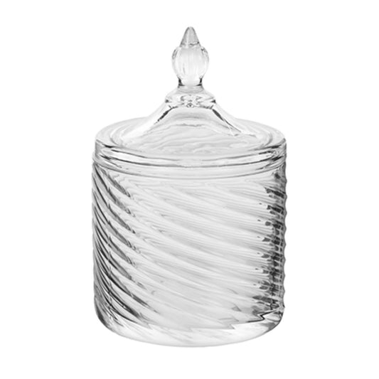 Bombonera Cristal "Amanda" 10x10x15,5cm