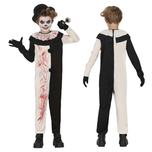 Disfraz de Payaso Terrorífico (Art the Clown) para niño