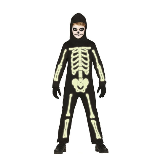 Disfraz de Esqueleto (Brilla en la Oscuridad) para niño