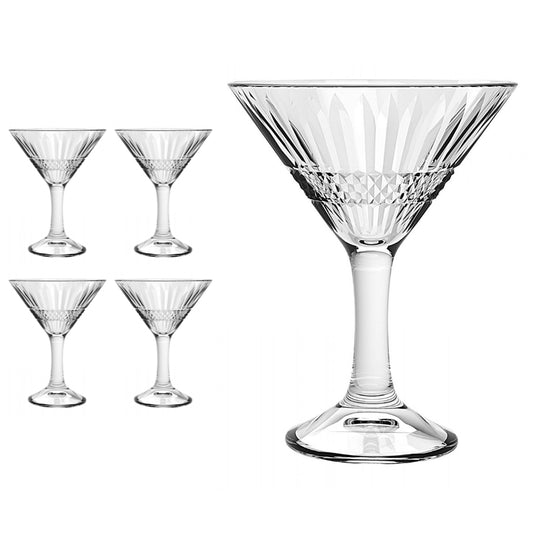 Set 4 Copas de Cóctel "Old School Collection" 200ml · Copa de alta Calidad