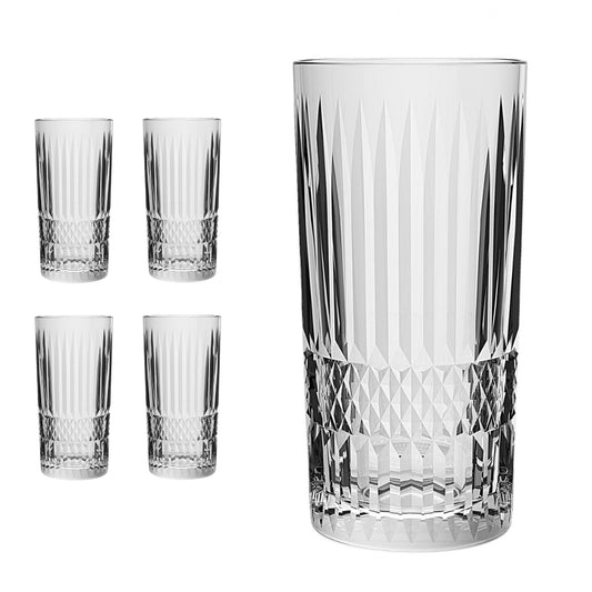 Set 4 Vasos Altos "Old School Collection" 460ml · Vaso de alta Calidad