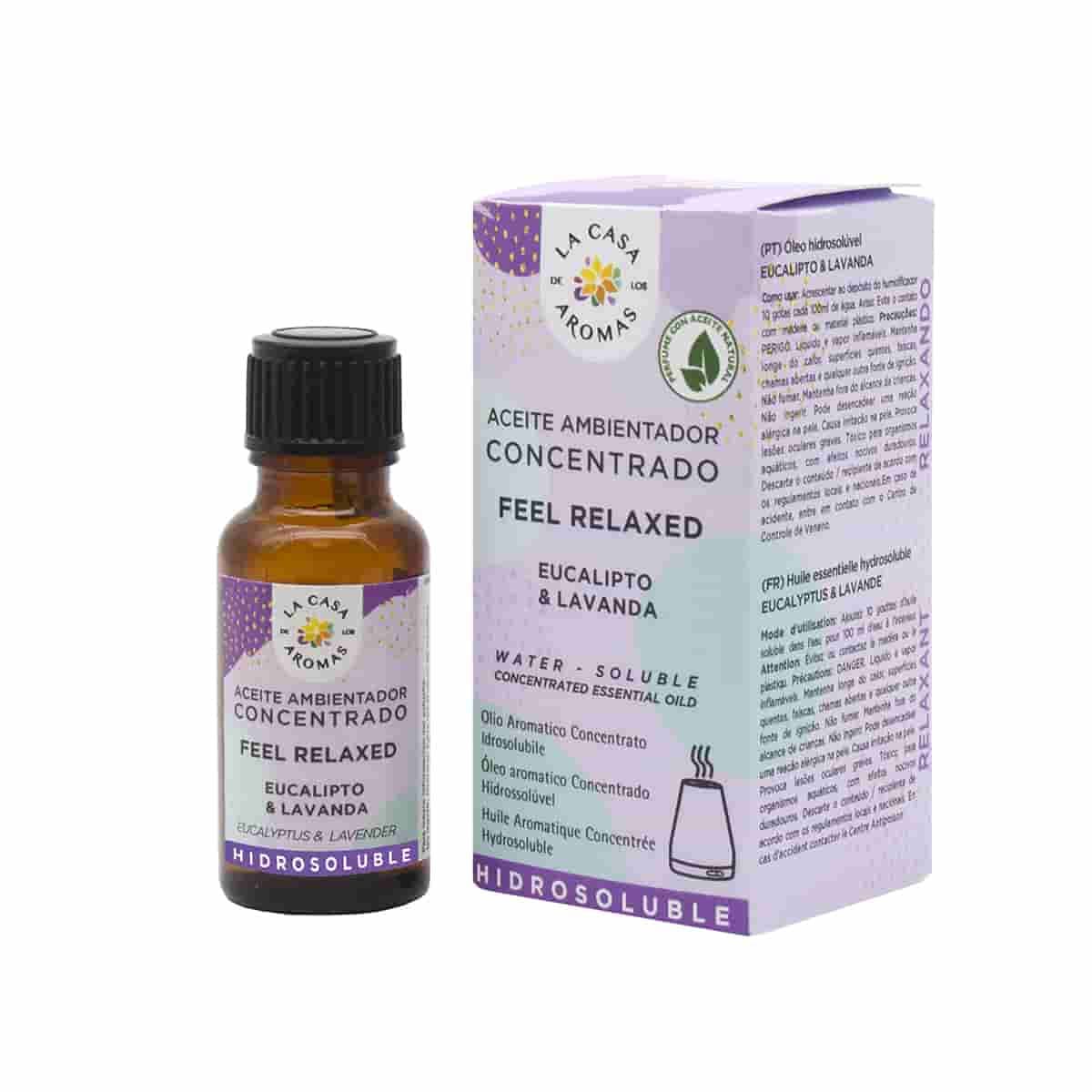 Aceite Aromático Concentrado Hidrosoluble Feel Relaxed 15 ML