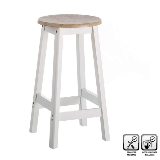 Taburete de Madera Nordic 29x29x54cm