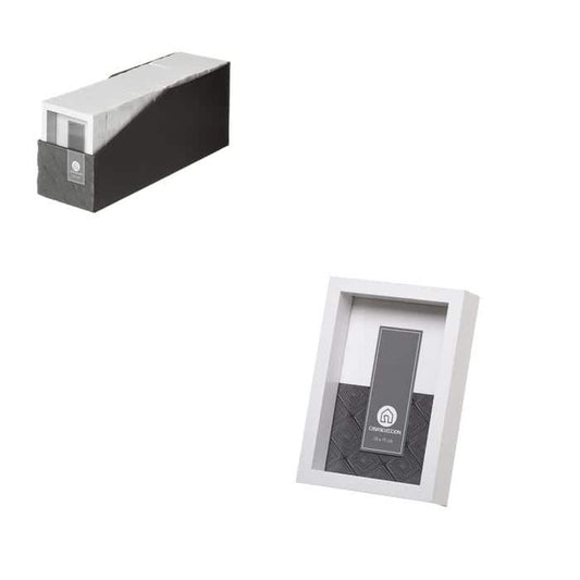 Portafotos 10x15 Mdf Blanco 11,60x3,50x16,60 cm