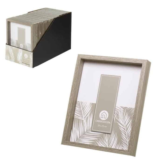 Portafotos 20x25 Mdf Gris 21,60x3,50x26,60 cm