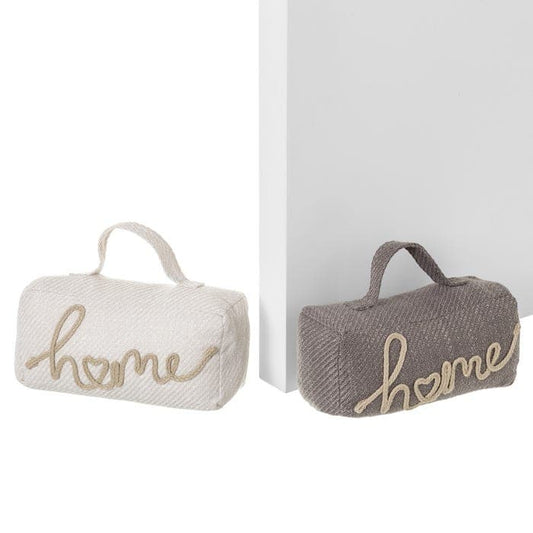 Tope de puerta bolso tela-gravilla 24x9x11 cm