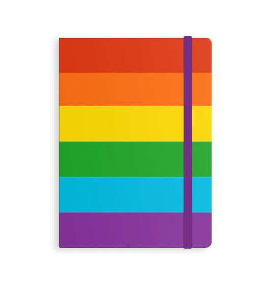 Libreta Arcoiris Con Goma