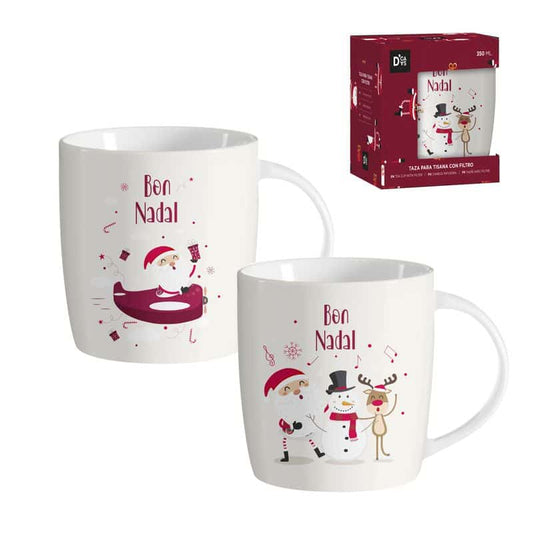 Mug 350ml Bon Nadal Rojo