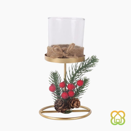 Candelabro Gold'N 10.5x10.5x18 cm