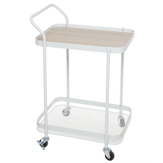 Camarera de Metal Nordic Blanco 50 x 39 x 74,5cm - Precio de fábrica