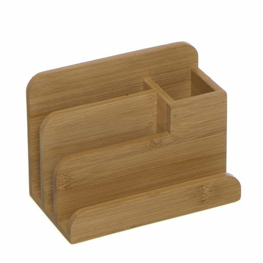 Organizador de escritorio bambu