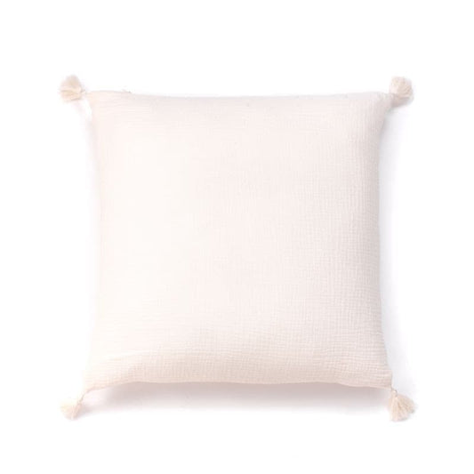 Cojín 45x45 algodón Crudo