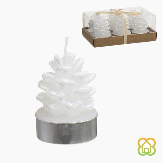 Tealights Piña Blanca Pack 6