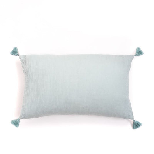 Cojín 30x50 algodón Verde Agua