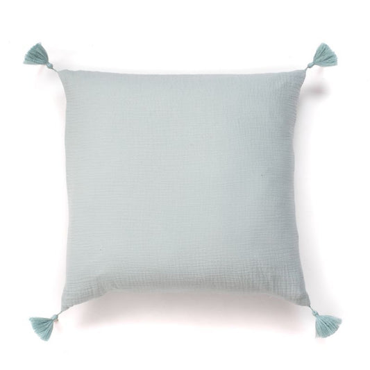 Cojín 45x45 algodón Verde Agua