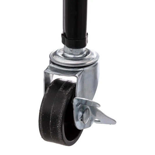 Carrito Metálico 3 Niveles con Ruedas Negro