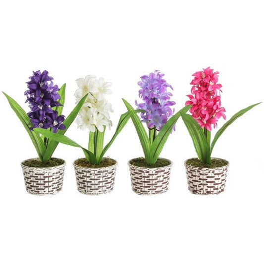 Planta Jacinto 4/c Poliester 7x5x18 cm