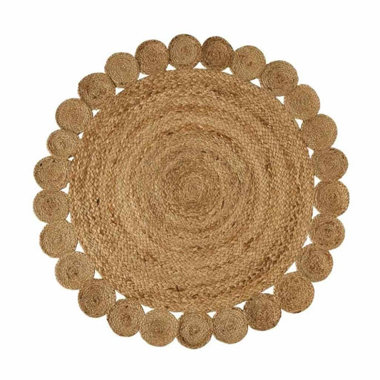 Alfombra "Natur I" yute natural 100x100x0,50 cm