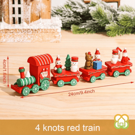 Trenes Decorativos Madera 22,7X7,2X2,7 cm