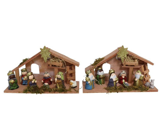 Nacimiento infantil nature 1 LED 28x17cm