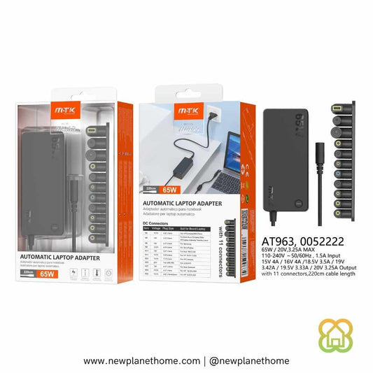 Cargador portátil universal 65w