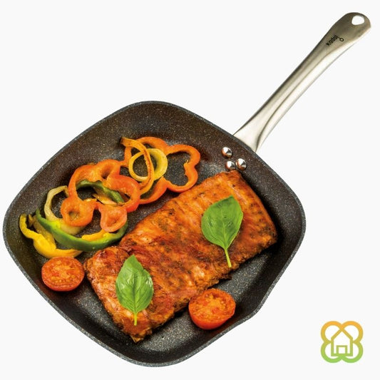 Asador Liso Piedra "Grey" 28cm Kadal