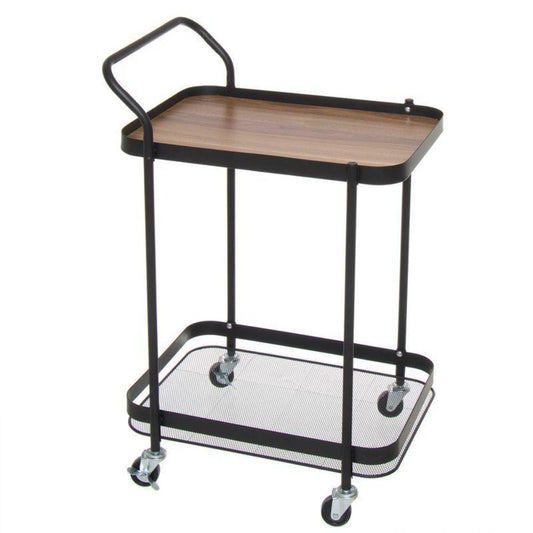 Camarera de Metal Nordic Negro 50 x 39 x 74,5cm - Precio de fábrica