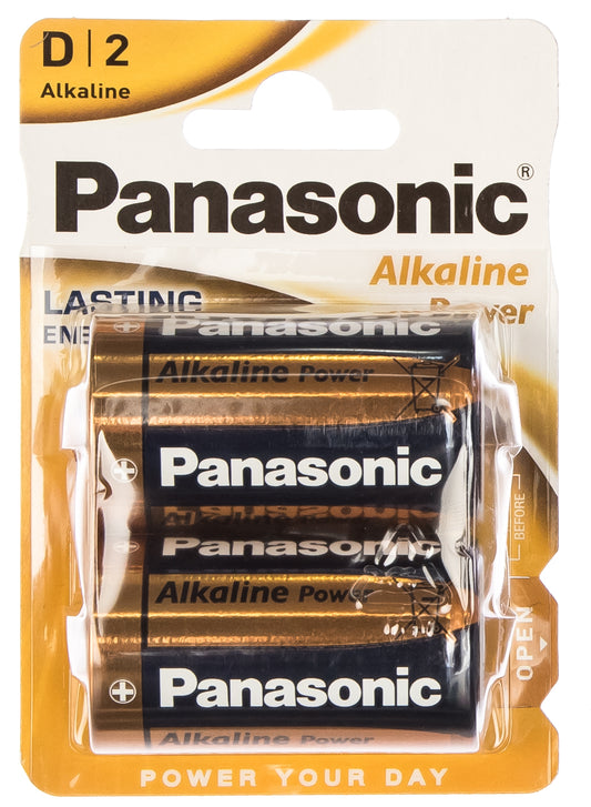 Pilas PANASONIC D pack 2 uds.