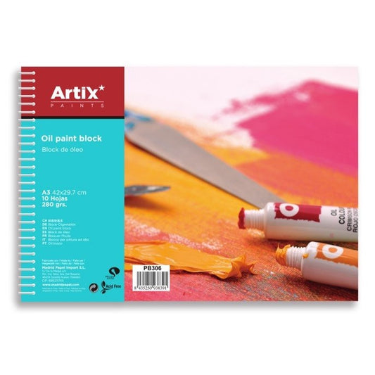 Block de oleo A3 10 hojas 280 gramos