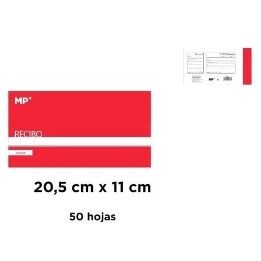 Talonario Recibo 50 Hojas