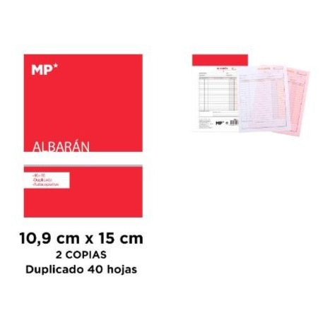 Talonario Albarán 25 Hojas