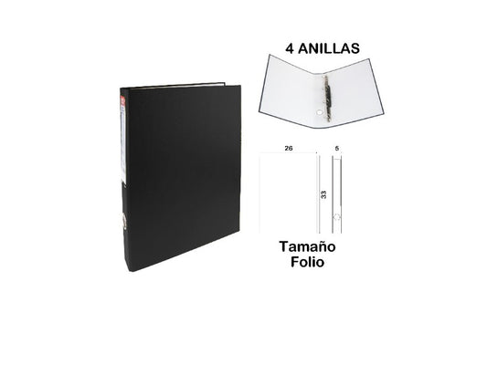 Carpeta folio 4 anillas