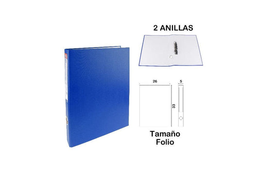 Carpeta folio 2 anillas A4