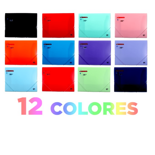 Carpeta con solapa y goma A4