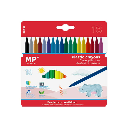 Cera plástica kids 18uds