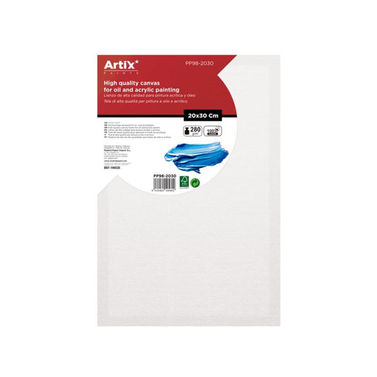 Lienzo para óleo y acrílico 20x30x1,5cm