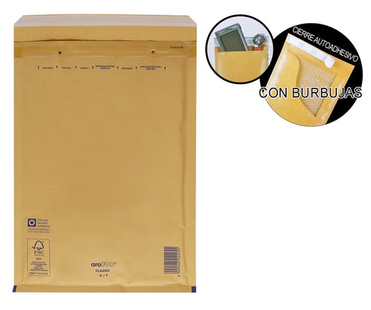 Pack de 10 sobres de burbuja 270X360mm