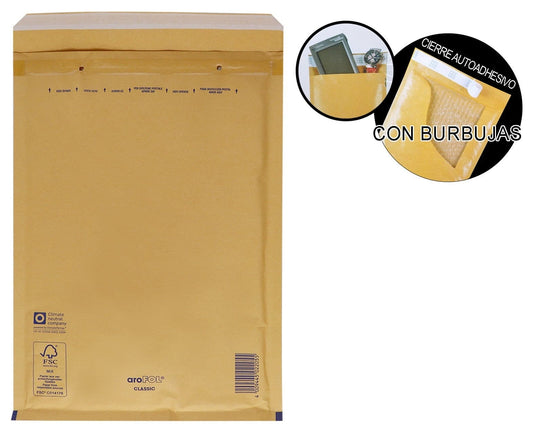 Pack de 10 sobres de burbuja 350X470mm