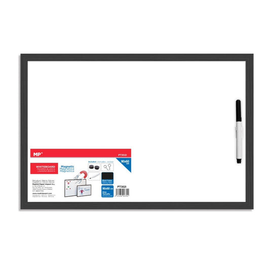 Pizarra blanca imán 90x60cm