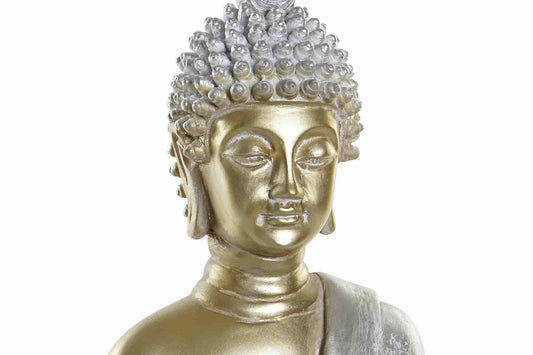 Figura resina 25x14x37 buda dorado