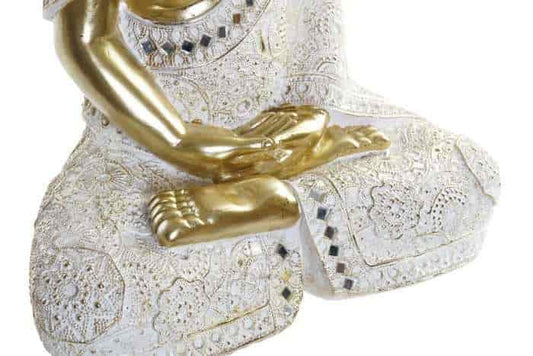 Figura resina 29x15x39 buda dorado