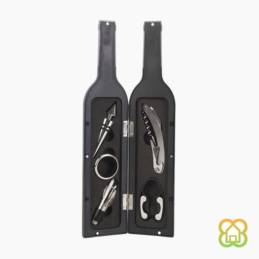 Botella Vino 5 Utensilios ES/FR/IT