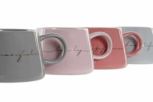 Mug Gres 15X11X7 370 ML, 4 SURT.