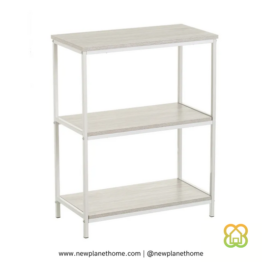 Estantería Clara 60x30x76 cm Blanco - 3 Baldas