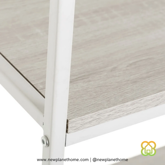 Estantería Clara 60x30x116 cm Blanco - 4 Baldas