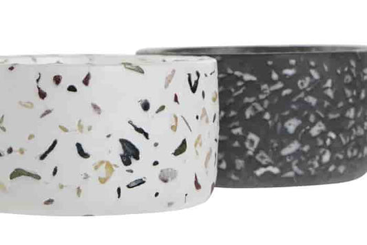 Vela cemento cera 13x13x6,8 terrazzo 2 surt.