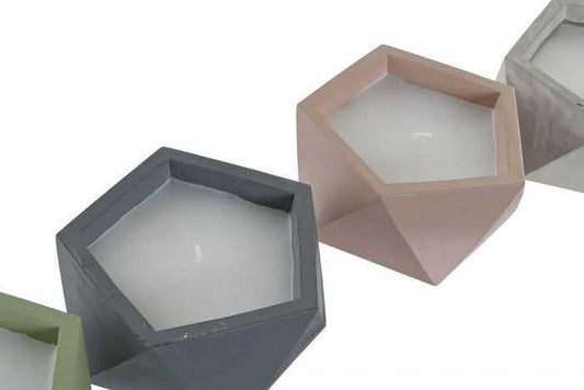 Vela cemento cera 11,5x11,5x5,5 4 surt.