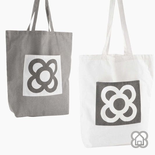 Bolsa Panot Gris Nordic con Bolsillo 38x10x40cm